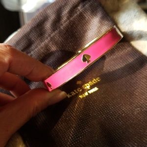 Kate Spade rosey pink bangle